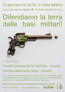 Reggio Emilia - difendiamo la terra contro le basi di guerra