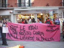 Venezia - Libere di scegliere, la nostra autodeterminazione non ha prezzo!