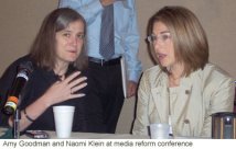 Naomi Klein e Amy Goodmann