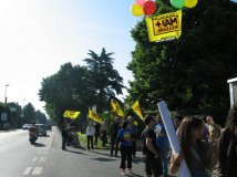 Padova - Protesta contro propaganda filonucleare nelle scuole 