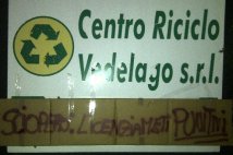 Centro riciclo Vedelago. Mobilitazione