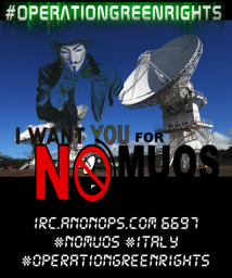 Anonymous - #NoMuos #AntiSecITA #Italy #Niscemi