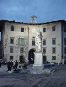 Pisa - Conferenza stampa e invasione della Scuola Normale a seguito dell'arresto