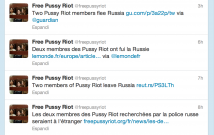 Tweet #PussyRiot
