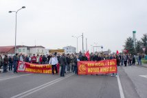 Logo Bologna - blocchi e sciopero FIOM 