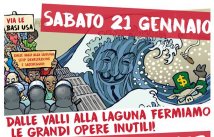 Vicenza sabato 21 gennaio - Manifestazione regionale contro grandi opere