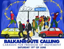 Balkanroute calling: carovana per la libertà di movimento 