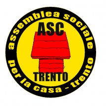 Trento -Presidio di ASC Trento per il diritto all'abitare