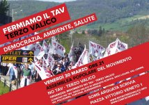 Venerdì 30 Marzo Assemblea Popolare di tutto il Movimento No Tav - Terzo Valico ad Arquata Scrivia
