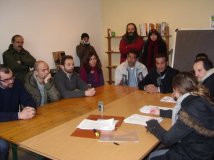 Reggio Emilia - foto conferenza stampa di presentazione mozione popolare Ital Edil