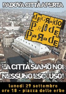 Padova - Verso la "Degrado Pride Parade"