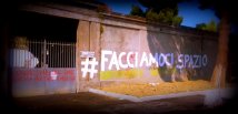 Rimini - Volantinaggio #Facciamocispazio. In caserma 4 attivisti
