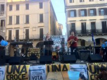 Padova - Kermesse per la chiusura campagna referendaria "Sì, io voto!"