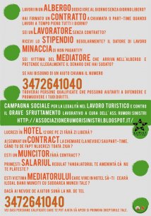 Rimini - Campagna sociale per l'emersione del lavoro gravemente sfruttato nel turismo