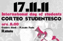 RIMINI - CORTEO STUDENTESCO. International day of students!