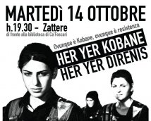 14.10.2014 Venezia - Her yer Kobane, her yer direnis!