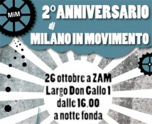 Milano. Secondo aniversario di MilanoinMovimento