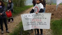 S.Tomio (Vi)- Manifestazione No Pedemontana contro gli espropri dei terreni