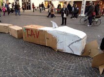 Vicenza- Performance collettiva No Tav