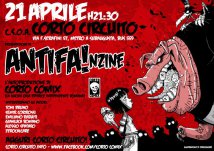 Roma - Presentazione di ANTIFA!nzine n. 1 - La prima produzione Corto Comix
