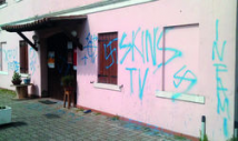 Treviso - Raid neonazi contro la Casa della sinistra 