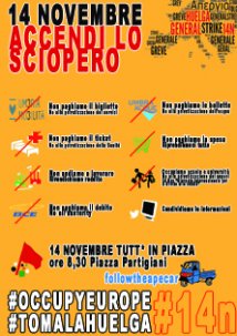 Perugia 14N - Accendi lo sciopero e #followtheapecar