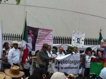 Messico - Javier Sicilia alla Marcia del 14 agosto