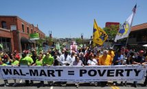 Stati Uniti - I lavoratori Walmart in sciopero: 15 dollari all'ora e l'accesso al full time